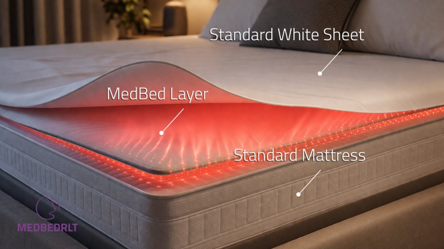 Pro-Max Medbed Light Therapy Mattress Cover